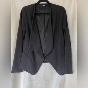 Willi Smith black open  blazer Size M